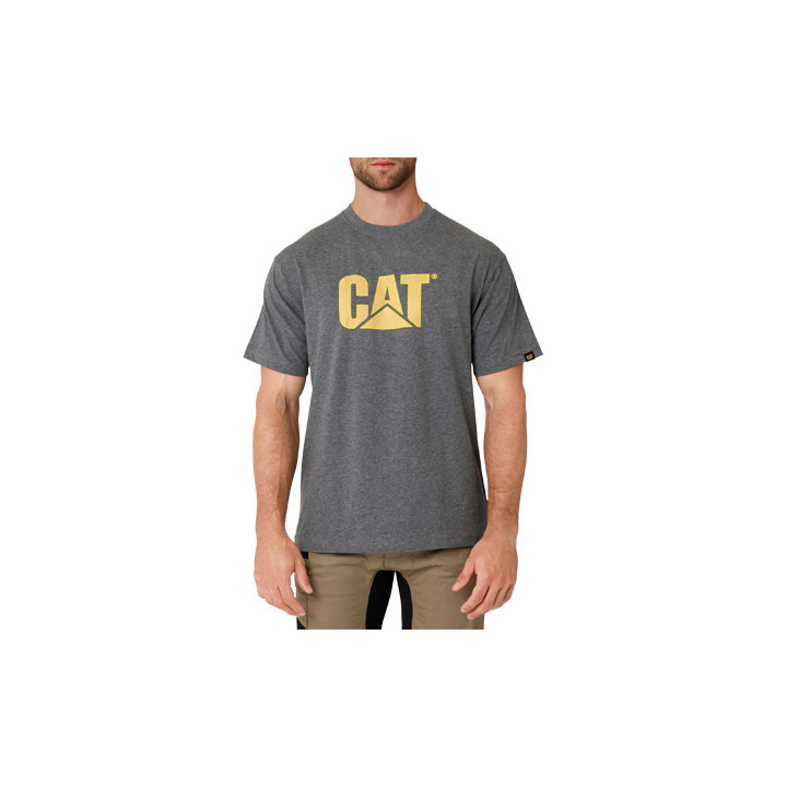 Caterpillar Men's Tm Logo T-Shirts Dark Grey CAT-87214